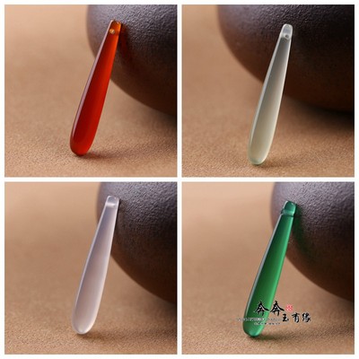 天然玛瑙修长款水滴发簪耳坠吊坠