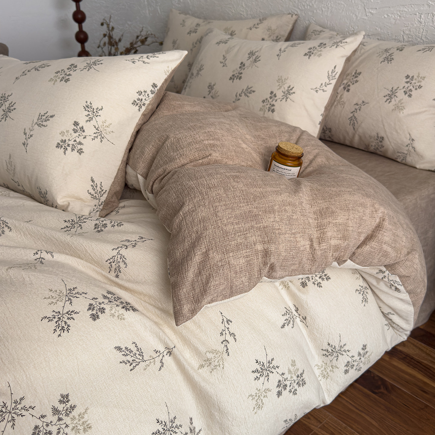 A类秋冬加厚全棉四件套纯棉双层纱床单被套床笠新款宿舍三件套