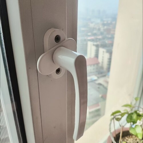 门窗配件转动把手窗用塑钢门塑钢窗通用型安全锁扣推拉内开窗户