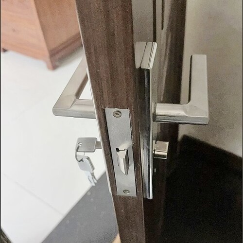 5745大单舌老式锁通用型单舌锁单舌门锁插芯执手锁室内锁体房间