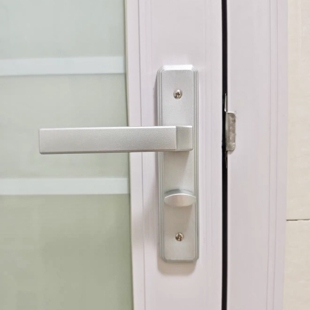 家用专用卫浴锁门把手静音无钥匙执手锁浴室铝合金卫生间玻璃门锁