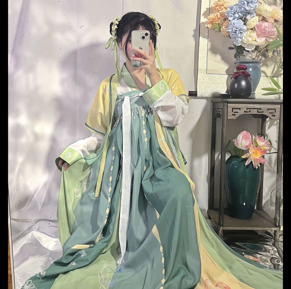 财红轩原创汉服女【妙妙】一片式齐胸襦裙古风白菜日常春夏秋款