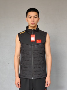 秋冬款加绒轻薄羽绒棉马甲户外训练跑步坎肩运动马甲体育团队定制