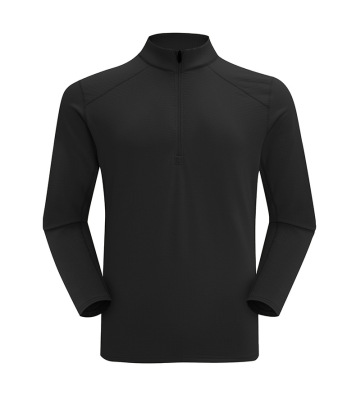 秋冬加绒半拉链卫衣体育训练长袖颗粒绒田径跑步训练位置套头衫