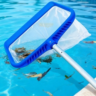 泳池水池鱼池网打捞网深水捞网加厚叶网捞网密网加密网捞加强捞网