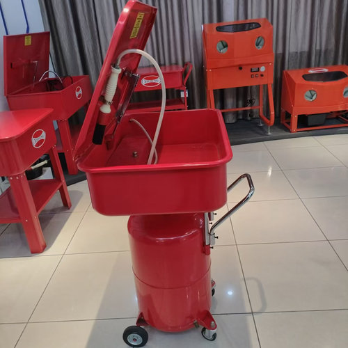 协恒20加仑移动式气动零件清洗机电动汽车发动机零配件除油50L