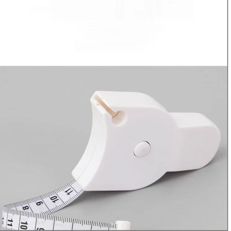 TT专业三围皮尺自动围度卷尺健身用尺子带手柄伸软量体kk