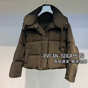 REVANYAYA芮范雅2025冬季 短羽绒服女保暖面包服外套R90501204 新款