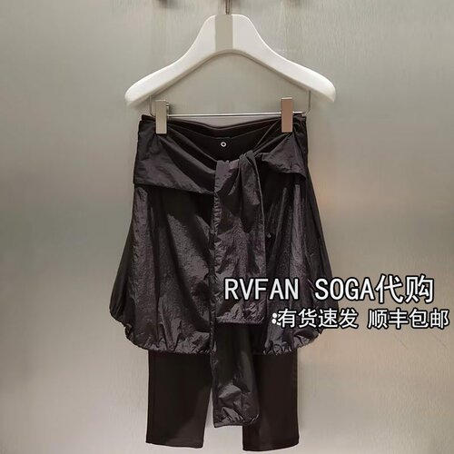 REVANYAYA芮范雅2026夏季新款运动腰封休闲裤女七分马裤R31303258