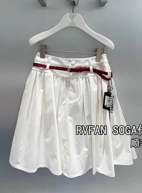 REVANYAYA芮范雅2025早秋季新款小个子半身裙女白色裙子R71503349