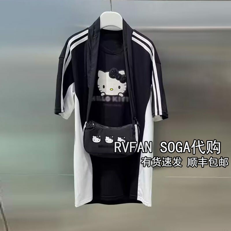 REVANYAYA芮范雅2026夏季新款小个子黑白拼色T恤连衣裙R31101310