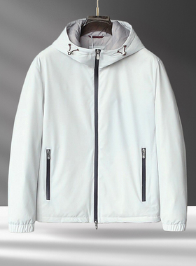 意大利BC高端95白鸭绒连帽羽绒服外套冬季保暖新款男士休闲羽绒服