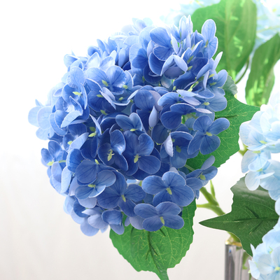 3D法式手感绣球花仿真花客厅餐桌茶几电视柜装饰高端假花束摆设件