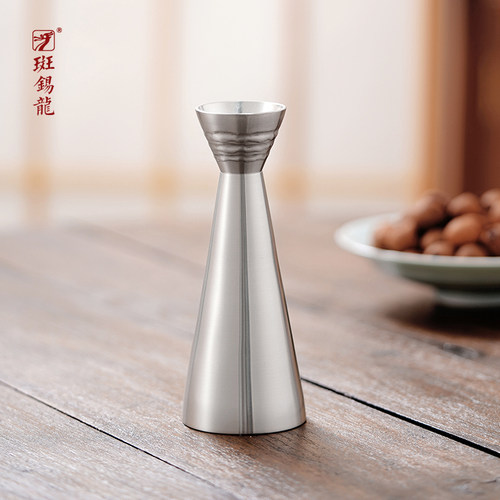 斑锡龙高纯锡君子酒壶分酒器家用