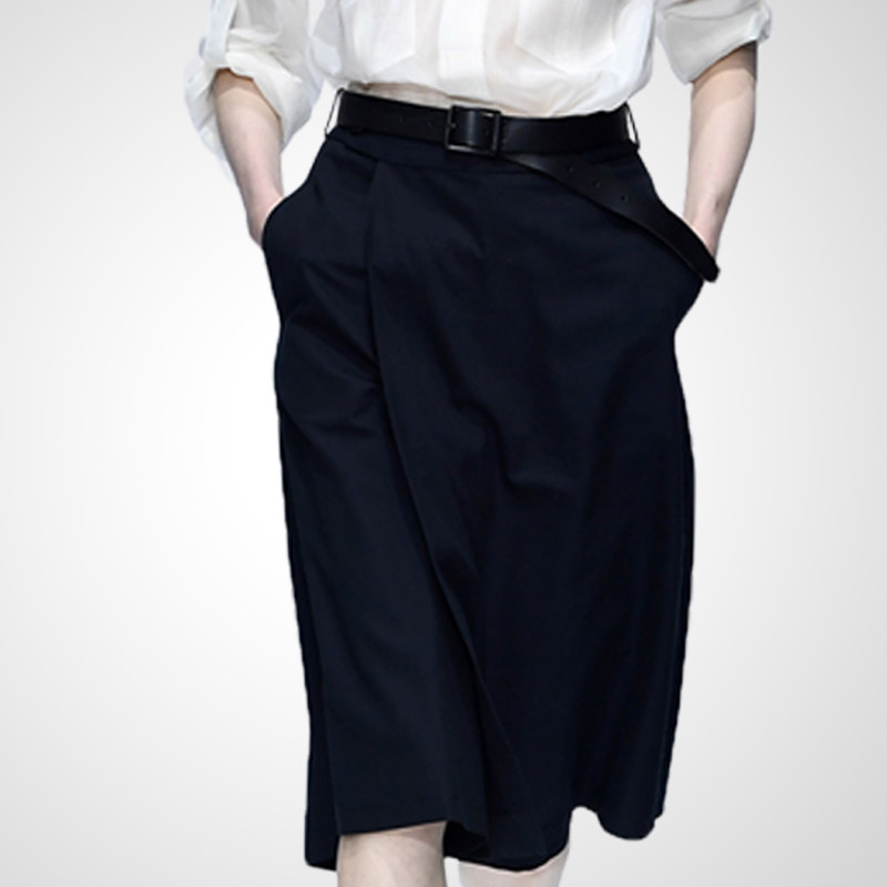 2026年夏装新款设计感女裙小众直筒减龄显瘦西装裙黑色百搭半身裙