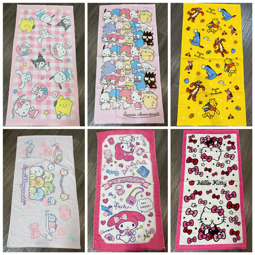 纯棉浴巾可爱卡通吸水柔软