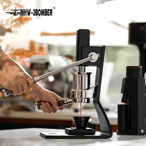 MHW-3BOMBER轰炸机音速S7 意式浓缩手动变压拉杆式手压咖啡机58mm