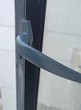 加厚转动配件七字上悬推拉执手铝合金幕窗内外开窗户38型平开老式