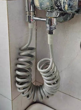 加长弹簧管防爆高压4分伸缩管软管弹力管马桶伸缩卫生间进水管