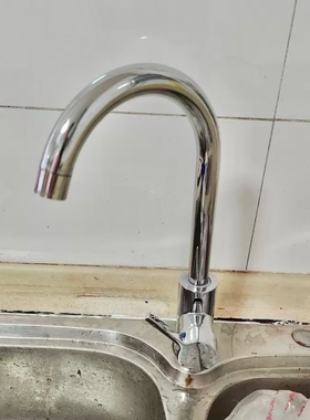 洗菜盆厨房单冷水槽洗碗池冷热防溅龙头304不锈钢水龙头冷暖全铜