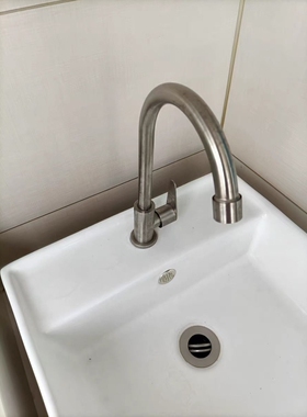 旋转家用防溅水面盆厨房款全铜不锈钢槽冷热水龙头洗菜盆洗脸盆