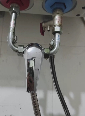 淋浴配件不锈钢全铜U型明装混水阀合金出水龙头冷热混合阀花洒
