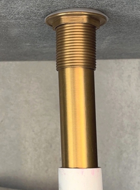 配件按压式弹跳芯洗手盆黑色塞子下水管玻璃盆全铜仿古金色漏水塞