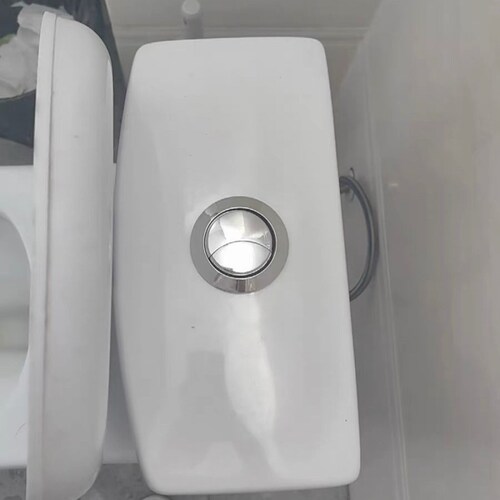 抽水按键双键大全开关圆形按压器坐便器老式按钮通用加厚型