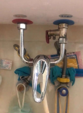 电热水器配件冷热水龙头混水阀明装水阀淋浴混合阀U型配大全