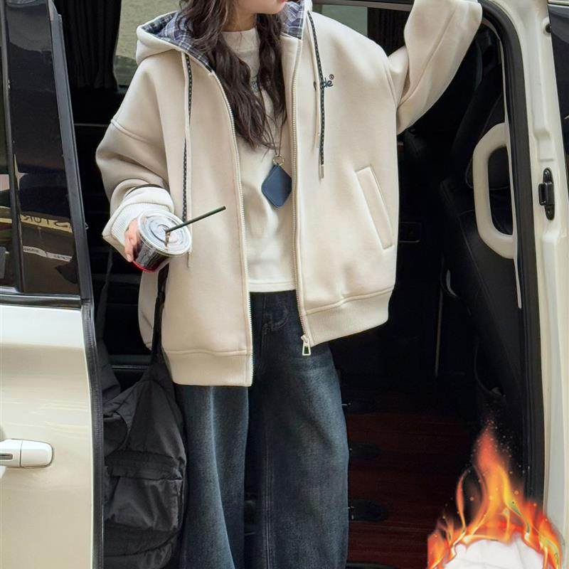 女童外套秋冬款2025新款洋气女孩儿童加厚卫衣冬季大童夹棉棒球服,童装/婴儿装/亲子装,普通外套,淘宝优惠券,粉丝福利购,淘宝优惠卷