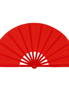 太极功夫扇武术扇子红色响扇小学生武术太极用的功夫扇