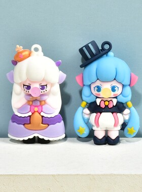 奶油胶配件diy手工公仔饰品儿童diy手机壳密语女孩系列公仔配as91