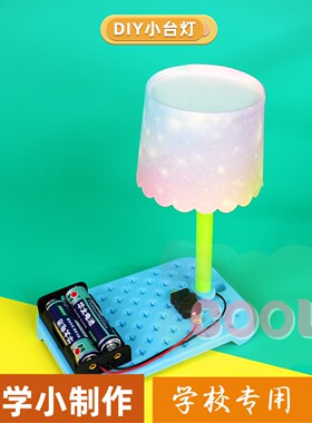 DIY小台灯科技小制作儿童学生自制手工拼装科学实验steam教具as82