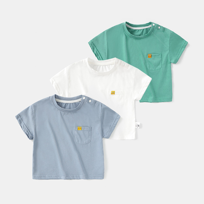 婴幼儿宝宝t恤中小童夏季男童短袖婴儿半袖夏装女童上衣童装衣服