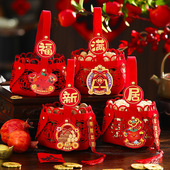 乔迁之喜装 饰新居手提篮摆件布置用品大全套搬家入宅仪式 果盘喜庆