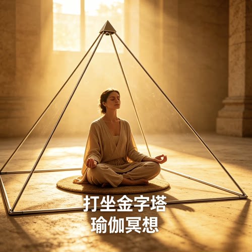 不锈钢金字塔 胡夫金字塔打坐睡觉 折叠式便携金字塔帐篷户外折叠