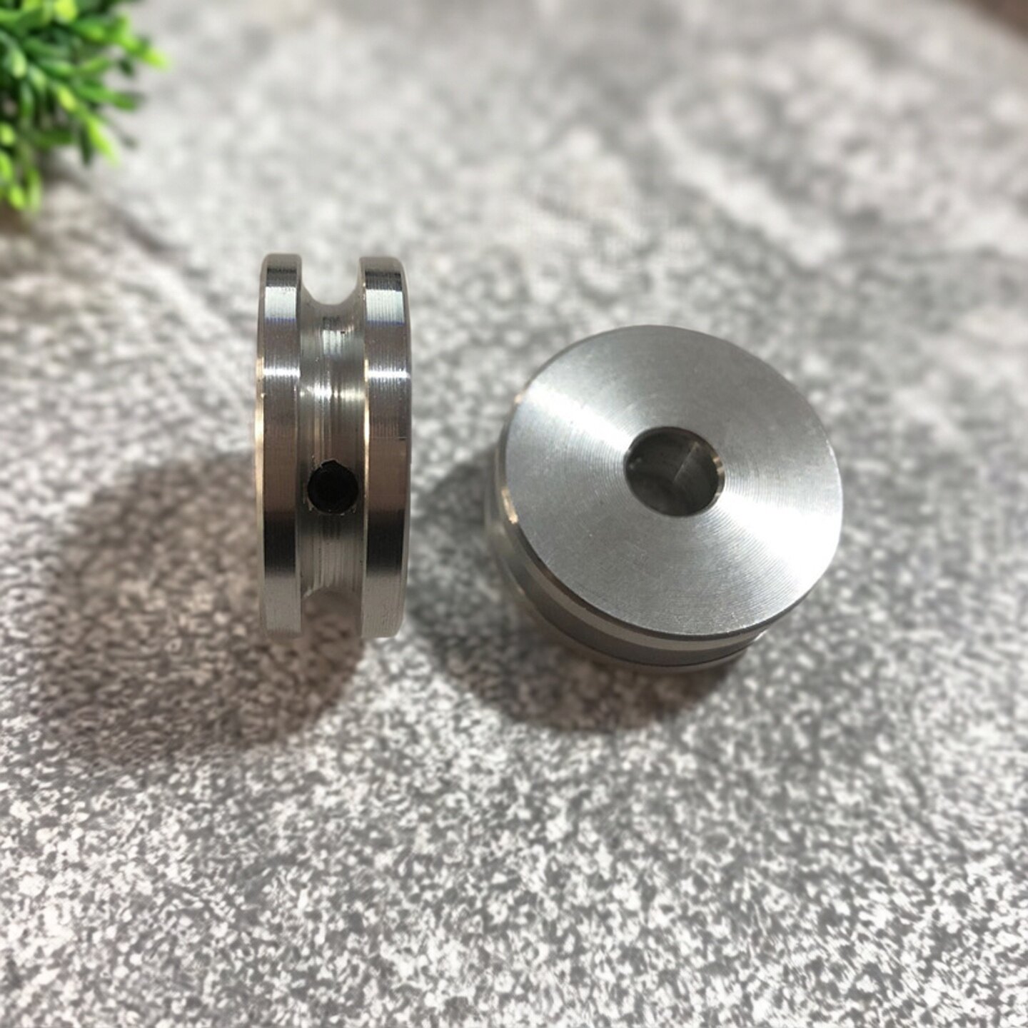 圆皮带轮单槽平pu小型电机轮o型传动轮U槽diy铝合金大全