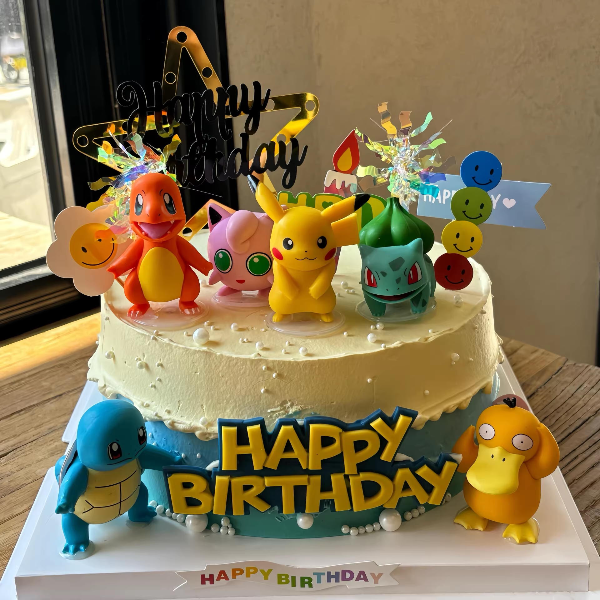 神奇宝贝蛋糕装饰摆件生日甜品台图片
