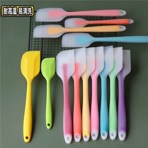 硅胶刮刀一体式刮板大号铲子蛋糕奶油搅拌刀耐高温食品级烘焙工具
