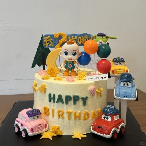 JOJO蛋糕装饰男孩生日摆件玩具
