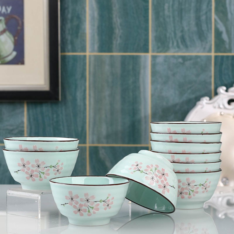 陶瓷日式陶瓷釉下彩碗家用