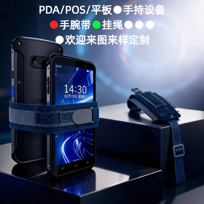 平板手腕带手持终端PDA数据采集器条码扫描枪巴枪手腕便携手腕带