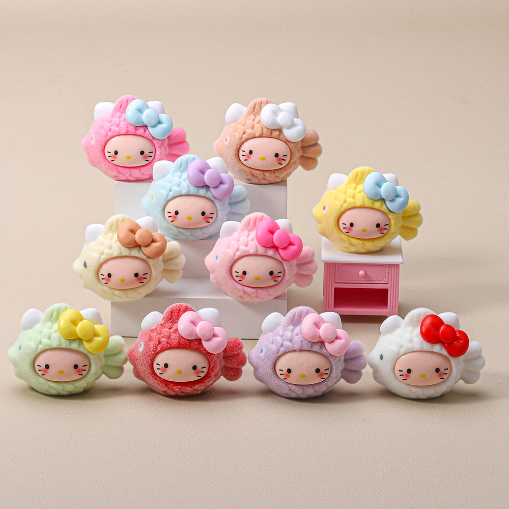 植绒萌粒浪漫可爱毛绒diy饰品