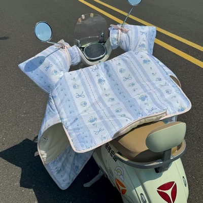 电动车挡风被冬2025新款厚牛奶绒