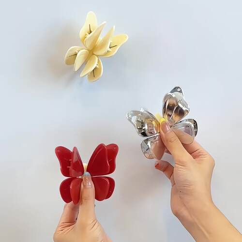 创意蝴蝶封口夹高颜值磁吸收纳冰箱贴家用零食厨房调料防潮密封夹