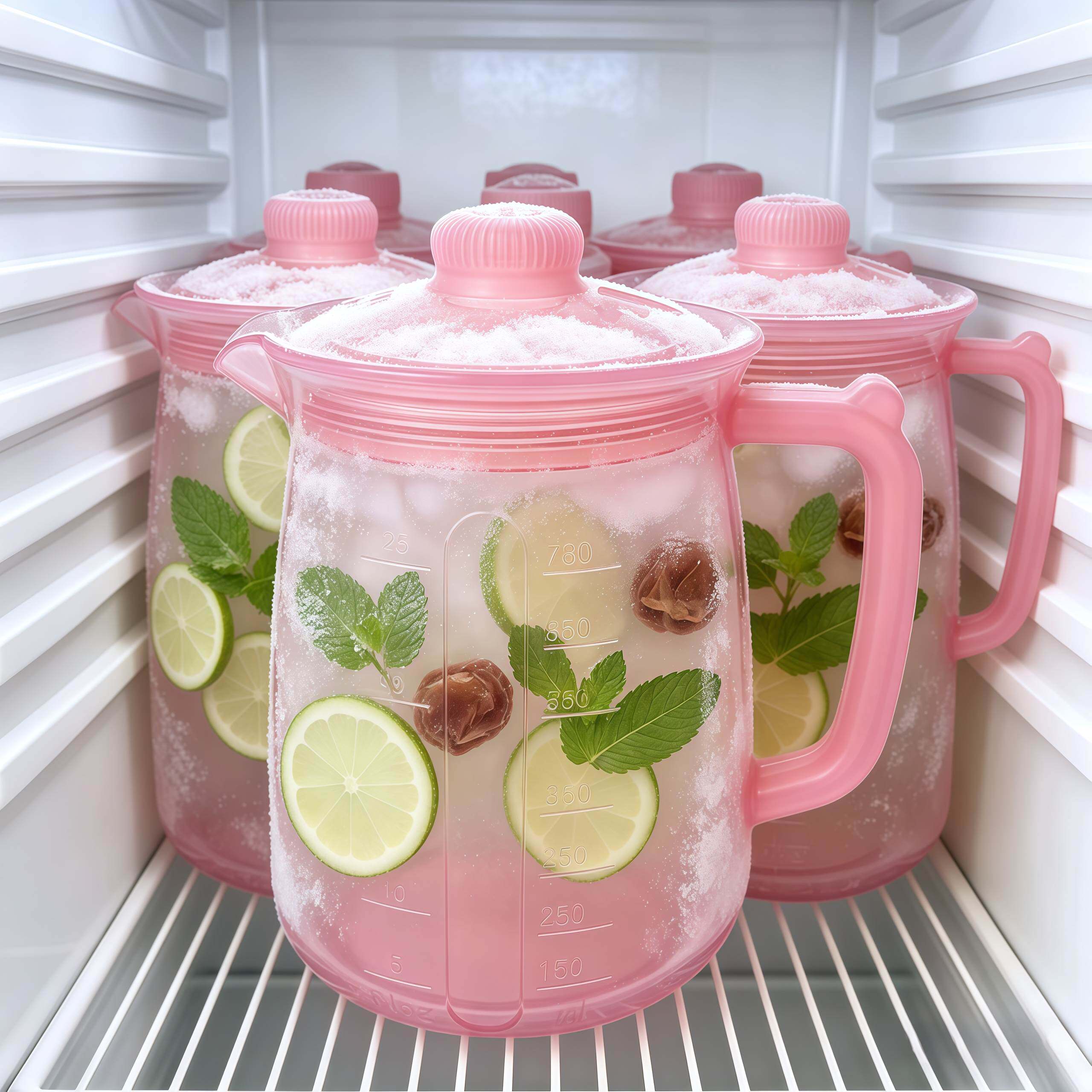 冷水壶家用耐高温冷泡冰箱食品级大容量硅胶冷萃杯茶壶养生壶夏天
