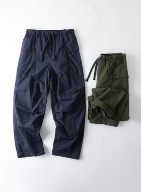 山系机能风！立体褶皱！夏季男士轻量透气防泼水多口袋直筒工装裤