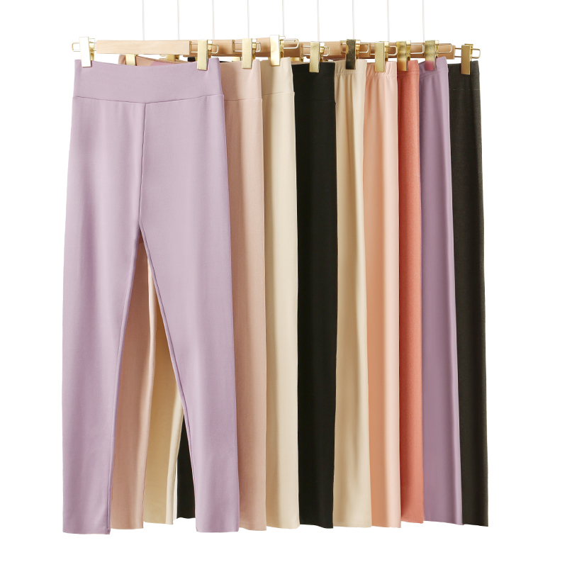 艾米恋德绒秋裤女秋冬季新款紧身内穿毛绒裤子保暖自发热打底女裤