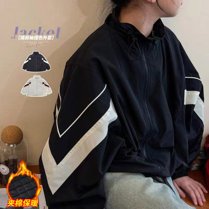 儿童装7-12岁女童外套韩版风衣8春秋10小孩外衣服9女孩冲锋衣大童