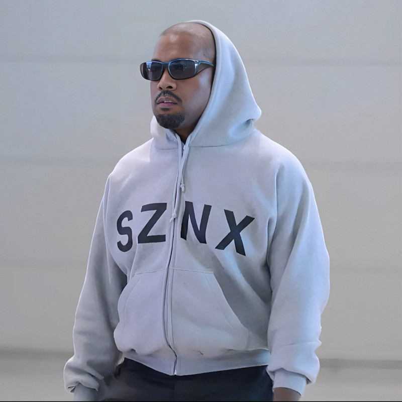 限定Kanye侃爷同款CHINA帽衫